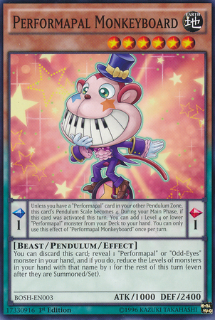 Performapal Monkeyboard [BOSH-EN003] Common | Card Merchant Takapuna