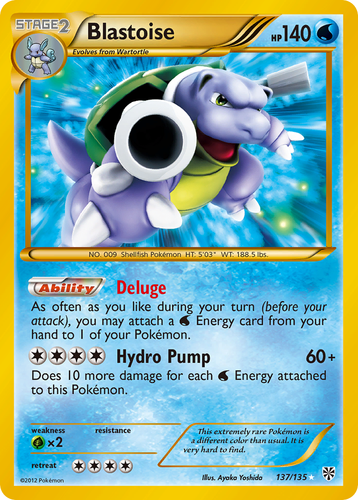 Blastoise (137/135) [Black & White: Plasma Storm] | Card Merchant Takapuna