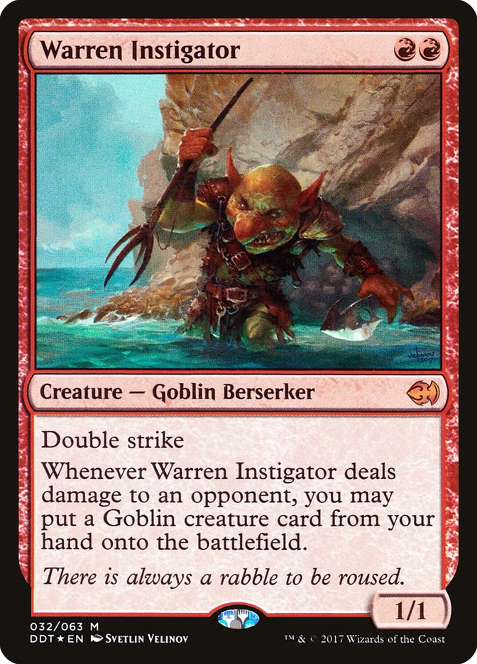 Warren Instigator [Duel Decks: Merfolk vs. Goblins] | Card Merchant Takapuna