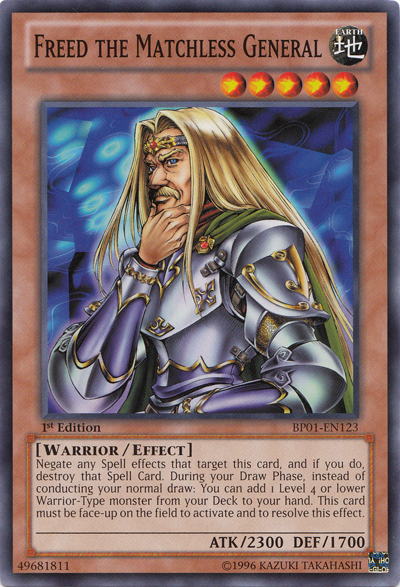 Freed the Matchless General [BP01-EN123] Common | Card Merchant Takapuna