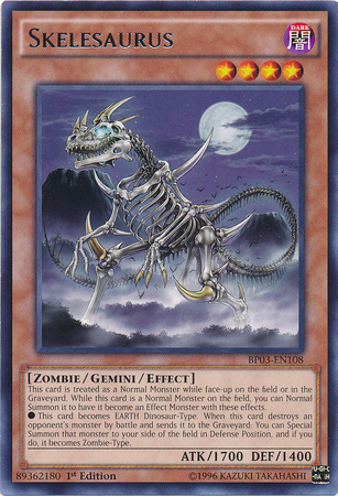 Skelesaurus [BP03-EN108] Rare | Card Merchant Takapuna