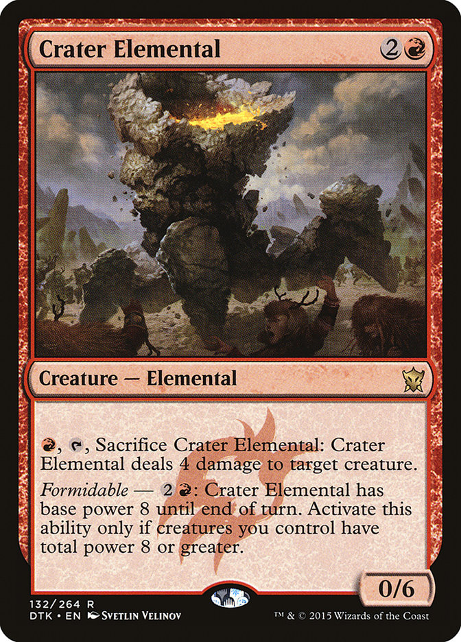 Crater Elemental [Dragons of Tarkir] | Card Merchant Takapuna