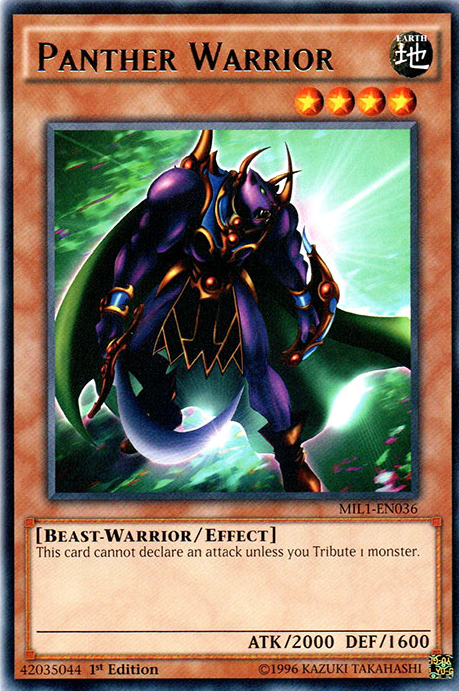 Panther Warrior [MIL1-EN036] Rare | Card Merchant Takapuna