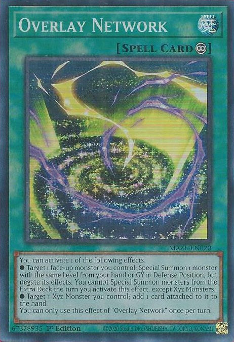 Overlay Network [MAZE-EN020] Super Rare | Card Merchant Takapuna