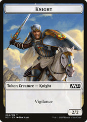 Angel // Knight Double-Sided Token [Core Set 2021 Tokens] | Card Merchant Takapuna