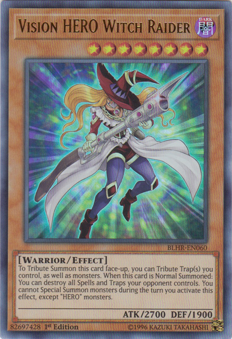 Vision Hero Witch Raider [BLHR-EN060] Ultra Rare | Card Merchant Takapuna