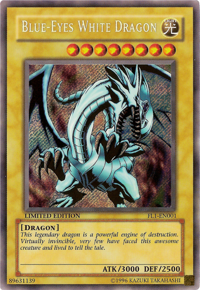 Blue-Eyes White Dragon [FL1-EN001] Secret Rare | Card Merchant Takapuna