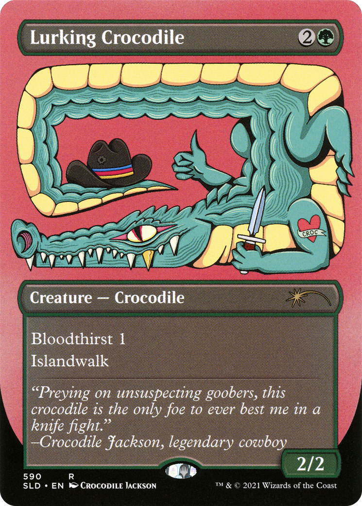 Lurking Crocodile [Secret Lair Drop Promos] | Card Merchant Takapuna