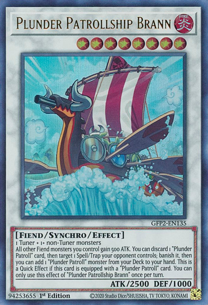 Plunder Patrollship Brann [GFP2-EN135] Ultra Rare | Card Merchant Takapuna