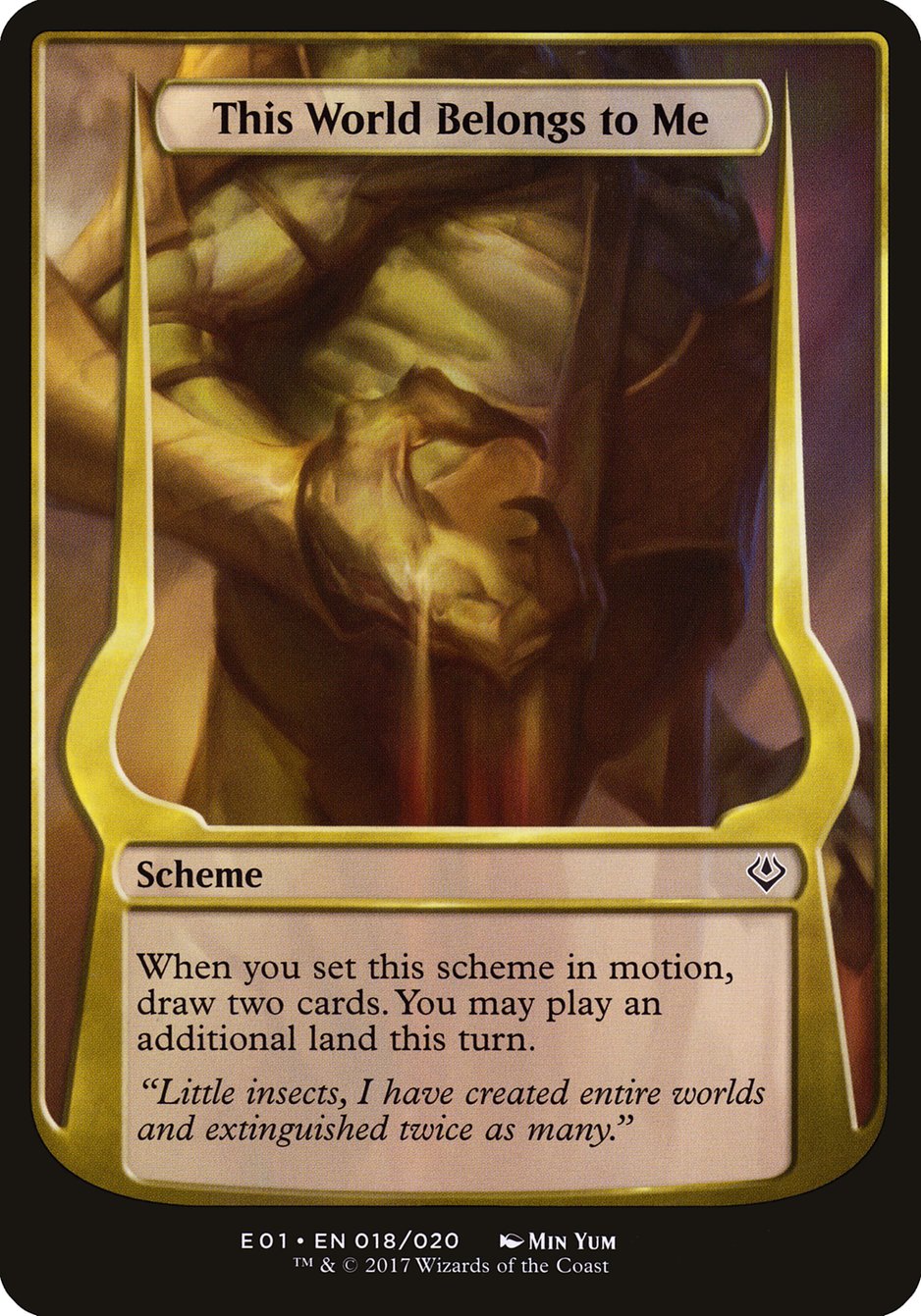 This World Belongs to Me (Schemes) [Archenemy: Nicol Bolas Schemes] | Card Merchant Takapuna