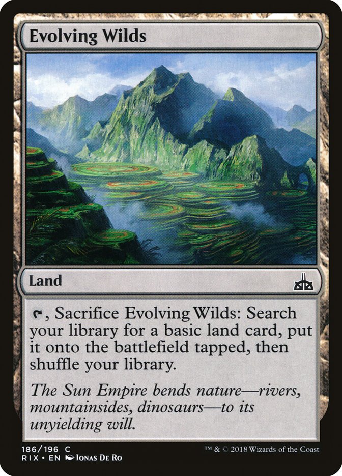 Evolving Wilds [Rivals of Ixalan] | Card Merchant Takapuna