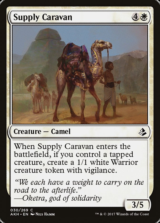 Supply Caravan [Amonkhet] | Card Merchant Takapuna