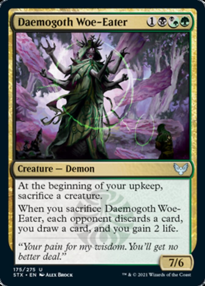 Daemogoth Woe-Eater [Strixhaven: School of Mages] | Card Merchant Takapuna