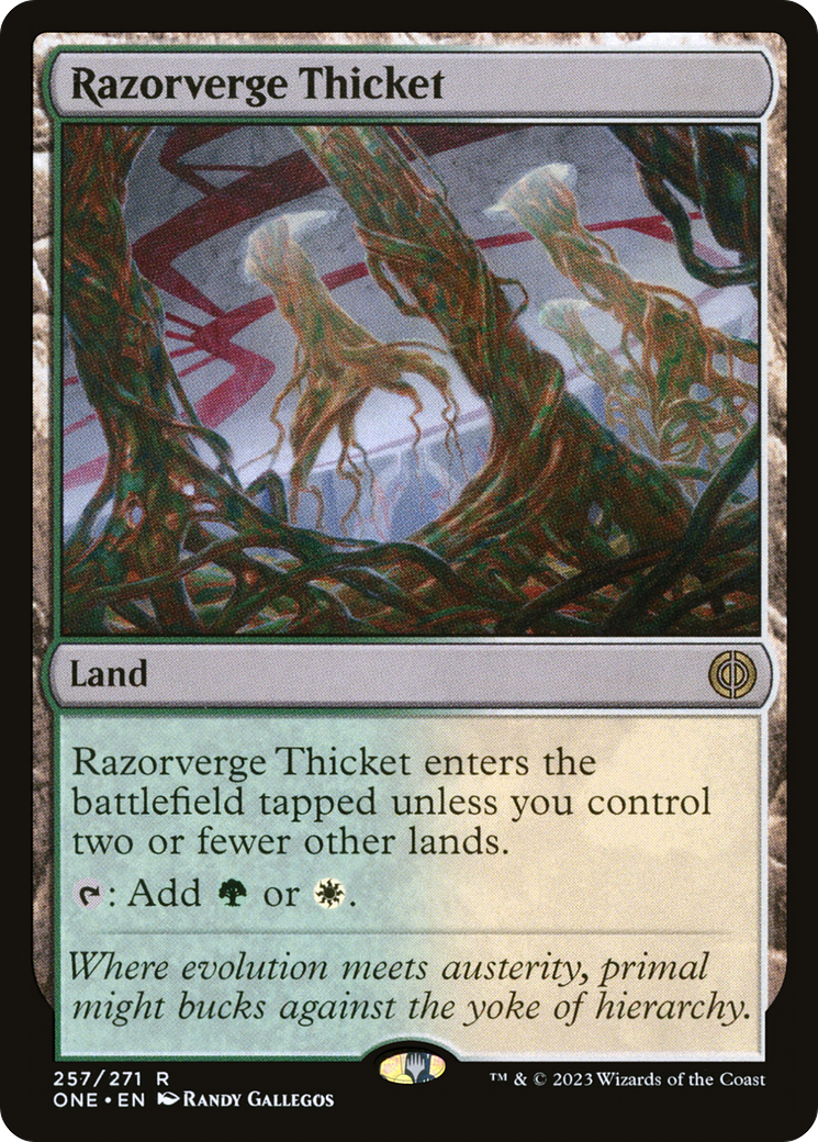 Razorverge Thicket [Phyrexia: All Will Be One] | Card Merchant Takapuna