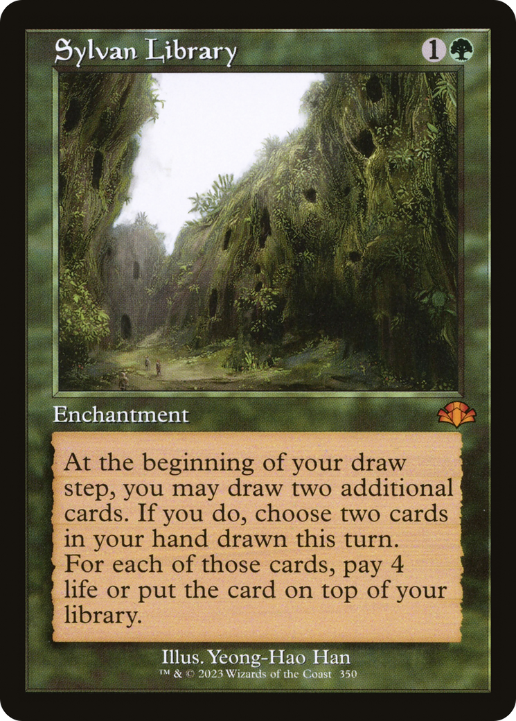 Sylvan Library (Retro) [Dominaria Remastered] | Card Merchant Takapuna