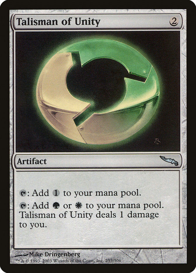 Talisman of Unity [Mirrodin] | Card Merchant Takapuna