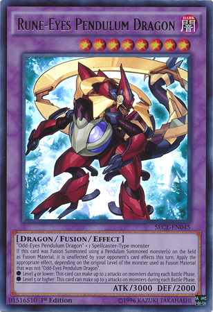 Rune-Eyes Pendulum Dragon [SECE-EN045] Ultra Rare | Card Merchant Takapuna