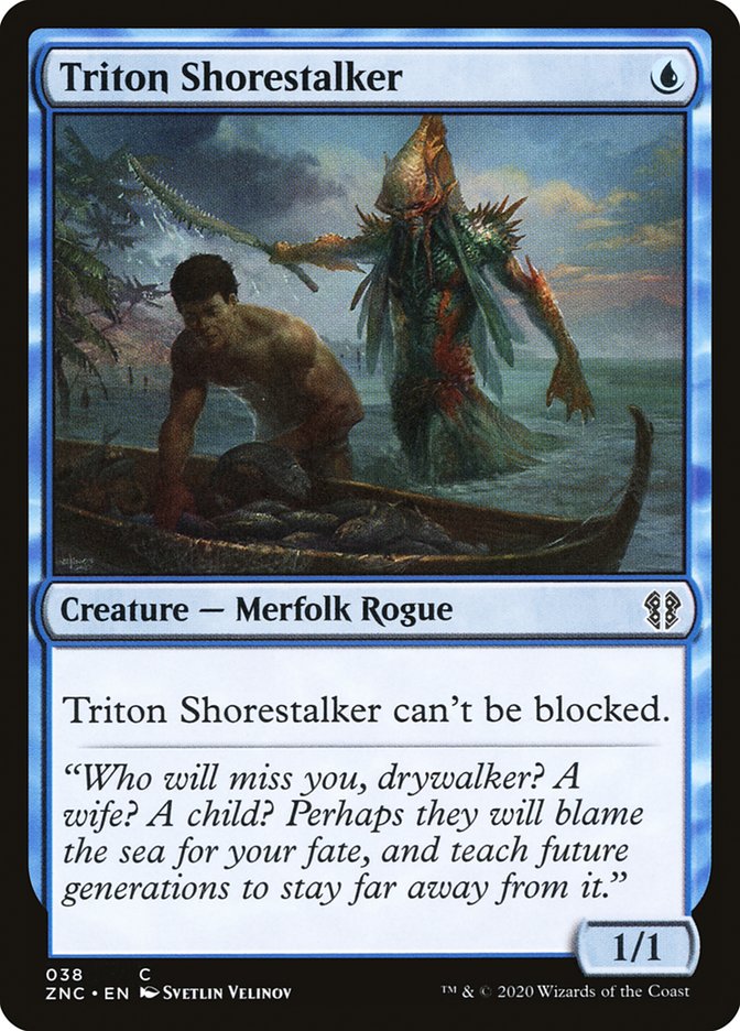 Triton Shorestalker [Zendikar Rising Commander] | Card Merchant Takapuna