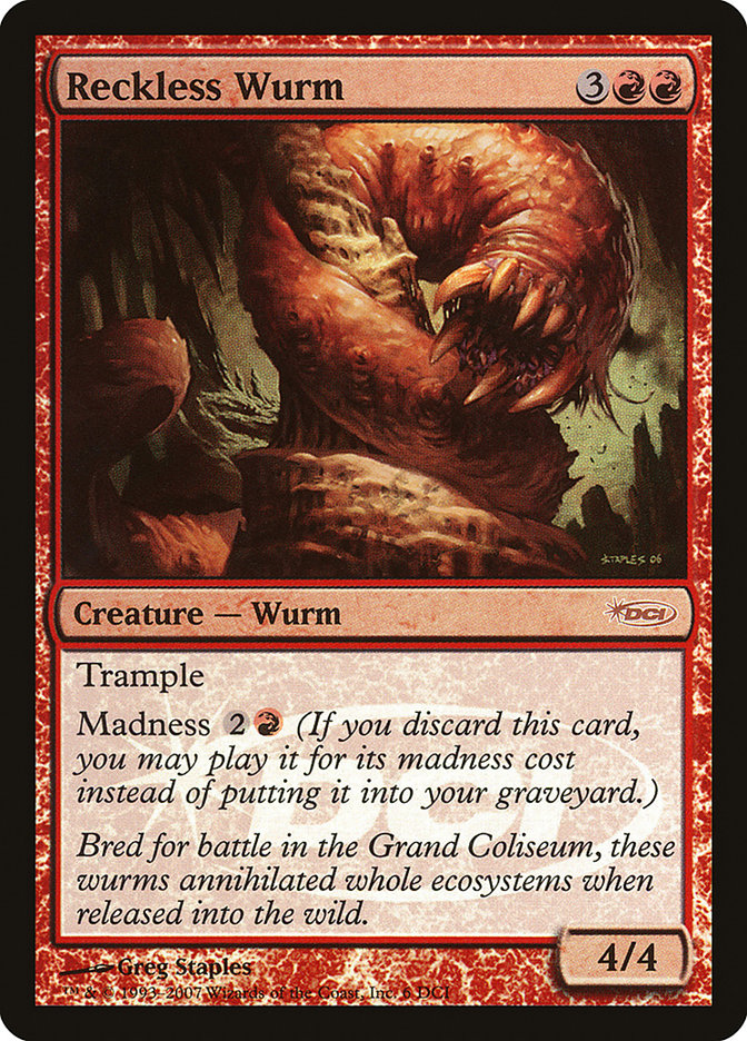 Reckless Wurm [Gateway 2007] | Card Merchant Takapuna