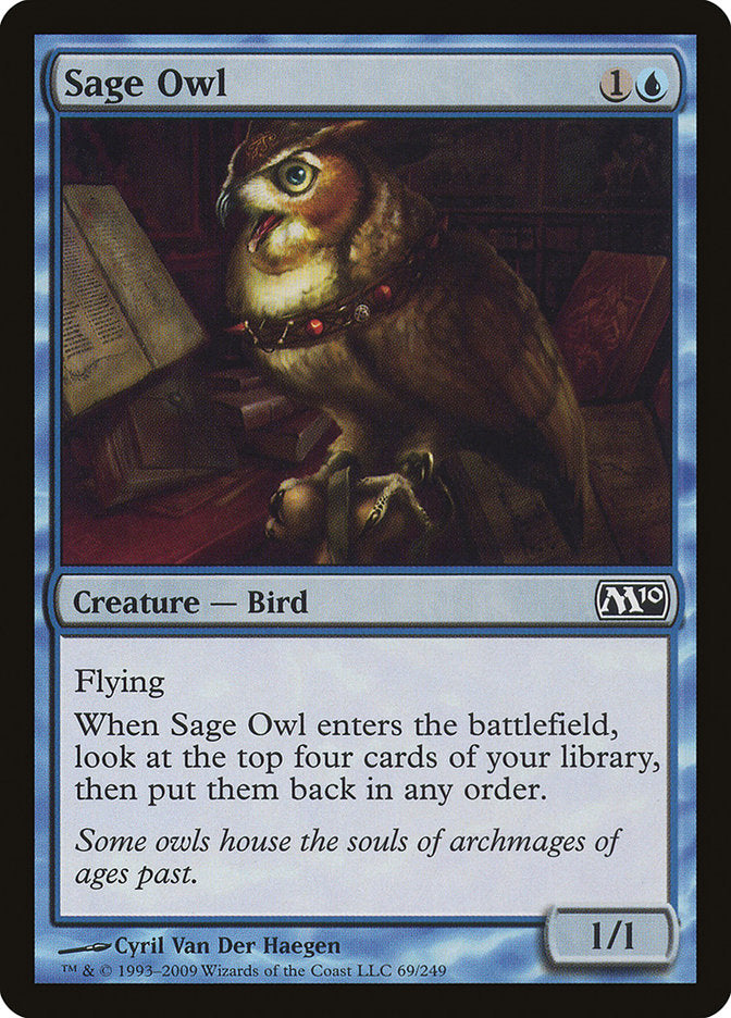 Sage Owl [Magic 2010] | Card Merchant Takapuna