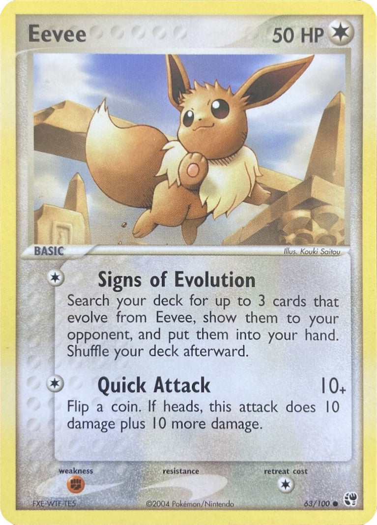 Eevee (63/100) [EX: Battle Stadium] | Card Merchant Takapuna