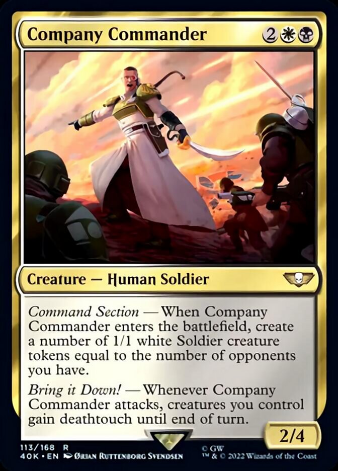 Company Commander [Warhammer 40,000] | Card Merchant Takapuna