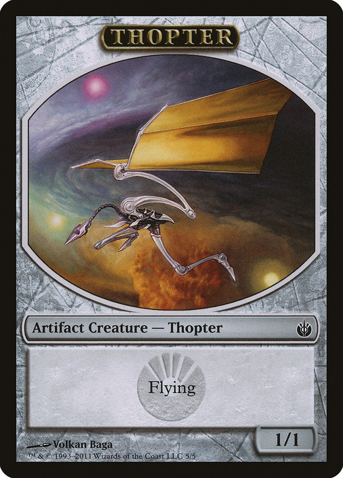 Thopter Token [Mirrodin Besieged Tokens] | Card Merchant Takapuna