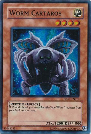 Worm Cartaros [HA01-EN019] Super Rare | Card Merchant Takapuna