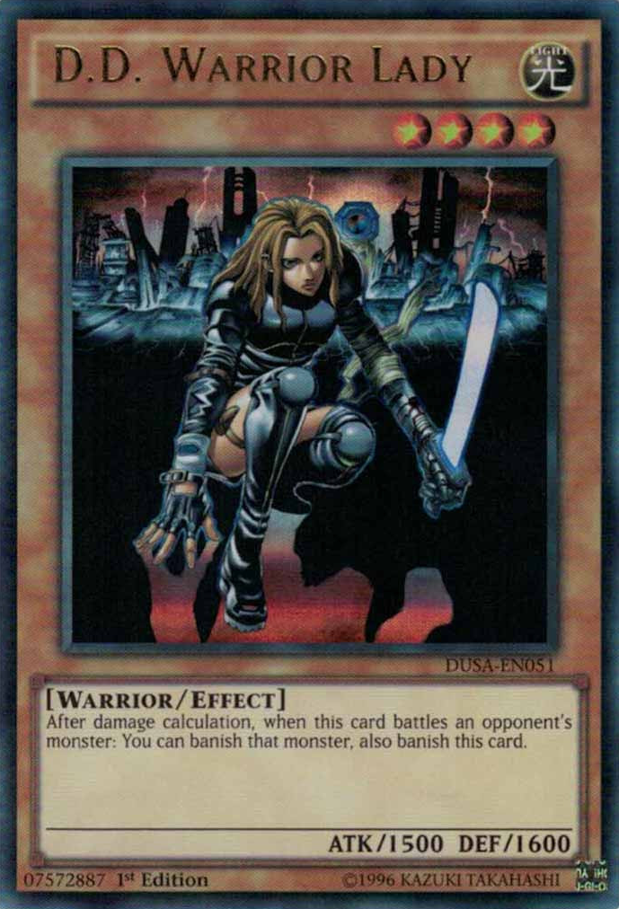 D.D. Warrior Lady [DUSA-EN051] Ultra Rare | Card Merchant Takapuna