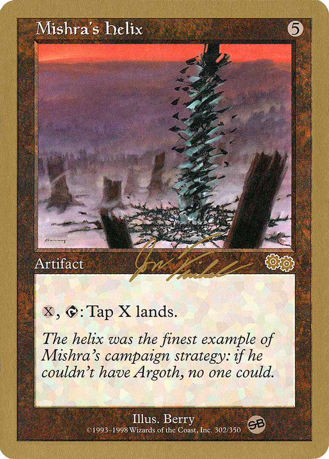 Mishra's Helix (Jon Finkel) (SB) [World Championship Decks 2000] | Card Merchant Takapuna