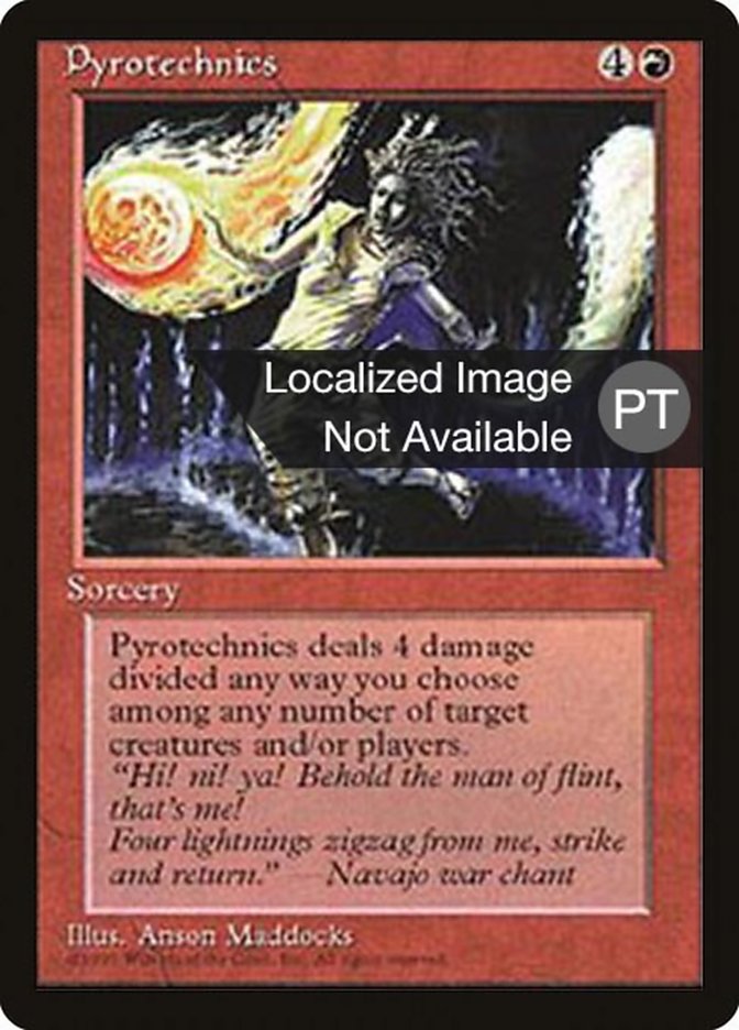 Pyrotechnics [Fourth Edition (Foreign Black Border)] | Card Merchant Takapuna