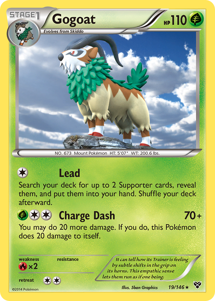 Gogoat (19/146) [XY: Base Set] | Card Merchant Takapuna