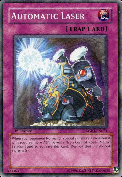 Automatic Laser [RGBT-EN074] Common | Card Merchant Takapuna