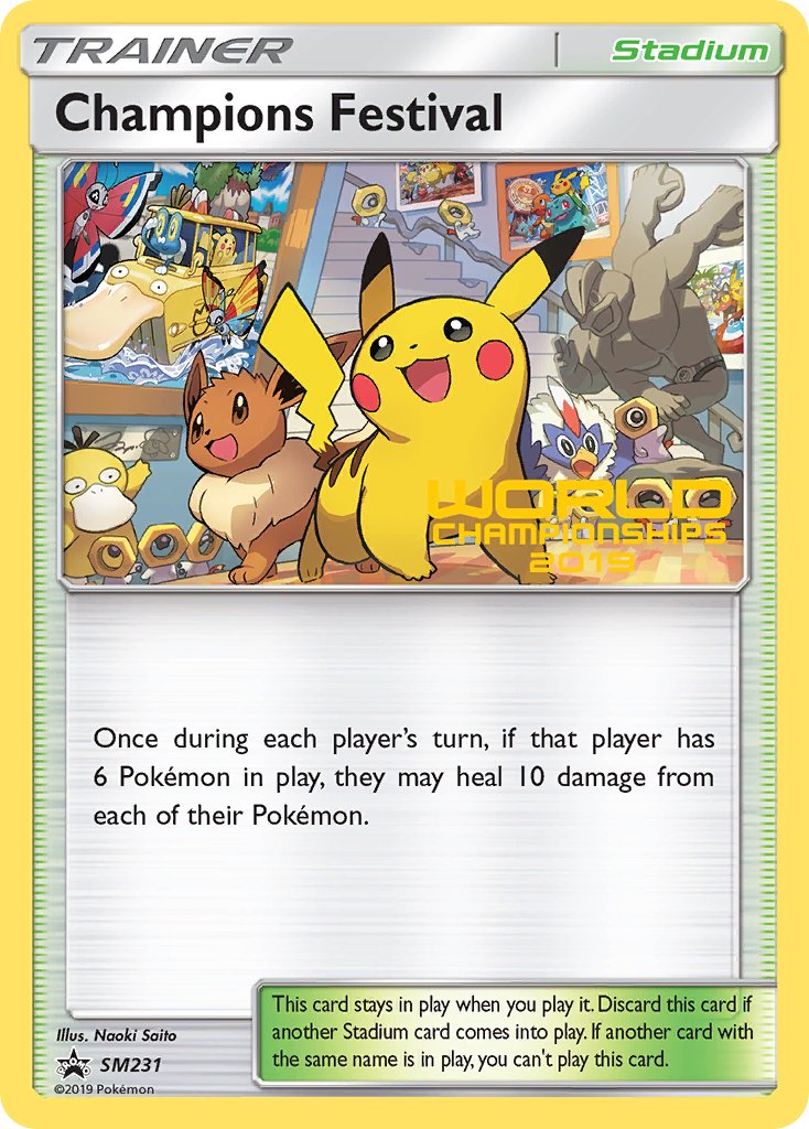 Champions Festival (SM231) (Champion 2019) [Sun & Moon: Black Star Promos] | Card Merchant Takapuna