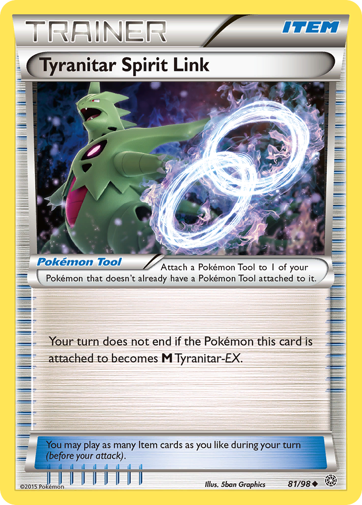 Tyranitar Spirit Link (81/98) [XY: Ancient Origins] | Card Merchant Takapuna