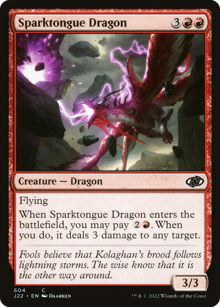 Sparktongue Dragon [Jumpstart 2022] | Card Merchant Takapuna