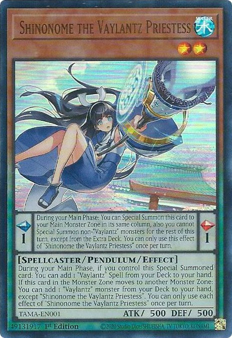 Shinonome the Vaylantz Priestess [TAMA-EN001] Ultra Rare | Card Merchant Takapuna