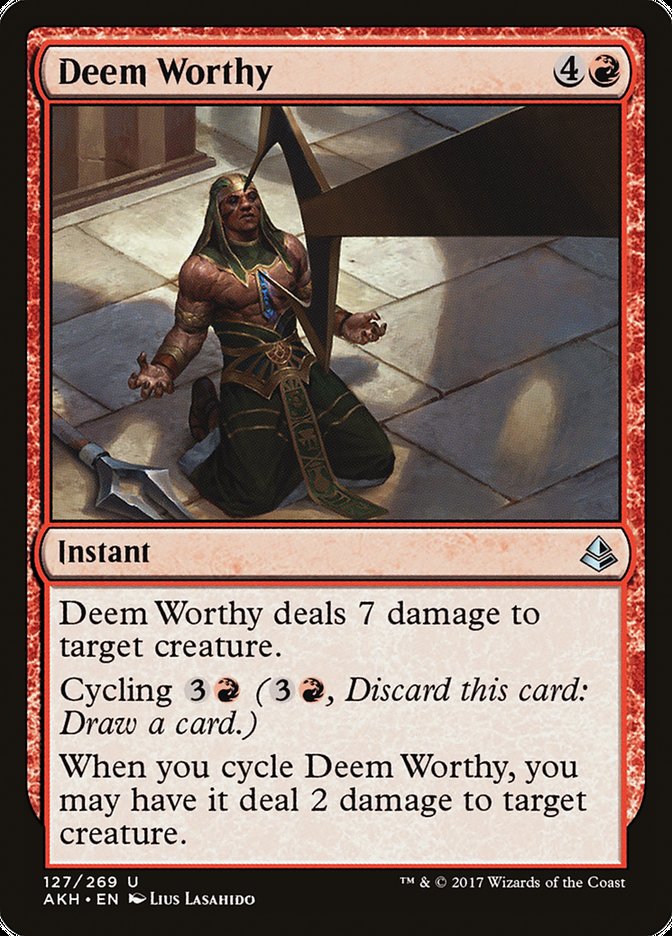 Deem Worthy [Amonkhet] | Card Merchant Takapuna