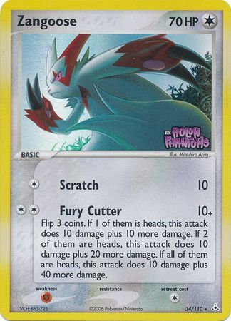 Zangoose (34/110) (Stamped) [EX: Holon Phantoms] | Card Merchant Takapuna