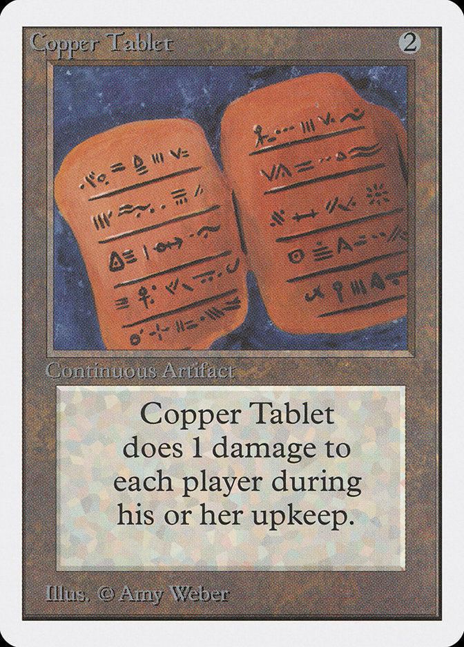 Copper Tablet [Unlimited Edition] | Card Merchant Takapuna