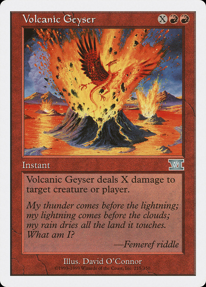 Volcanic Geyser [Classic Sixth Edition] | Card Merchant Takapuna