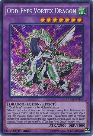 Odd-Eyes Vortex Dragon [DOCS-EN045] Secret Rare | Card Merchant Takapuna