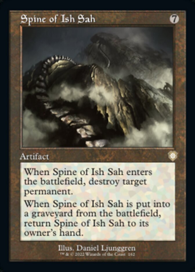 Spine of Ish Sah (Retro) [The Brothers' War Commander] | Card Merchant Takapuna