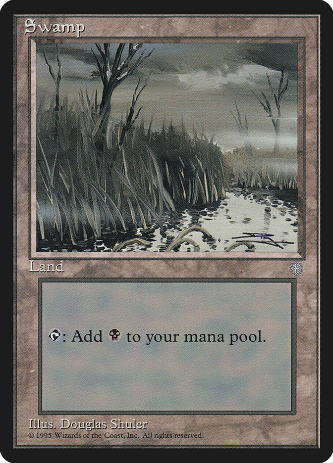 Swamp (Tall Grass / No Moss on Trees) [Ice Age] | Card Merchant Takapuna