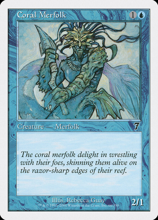 Coral Merfolk [Seventh Edition] | Card Merchant Takapuna