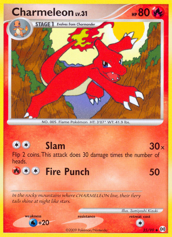 Charmeleon (35/99) [Platinum: Arceus] | Card Merchant Takapuna