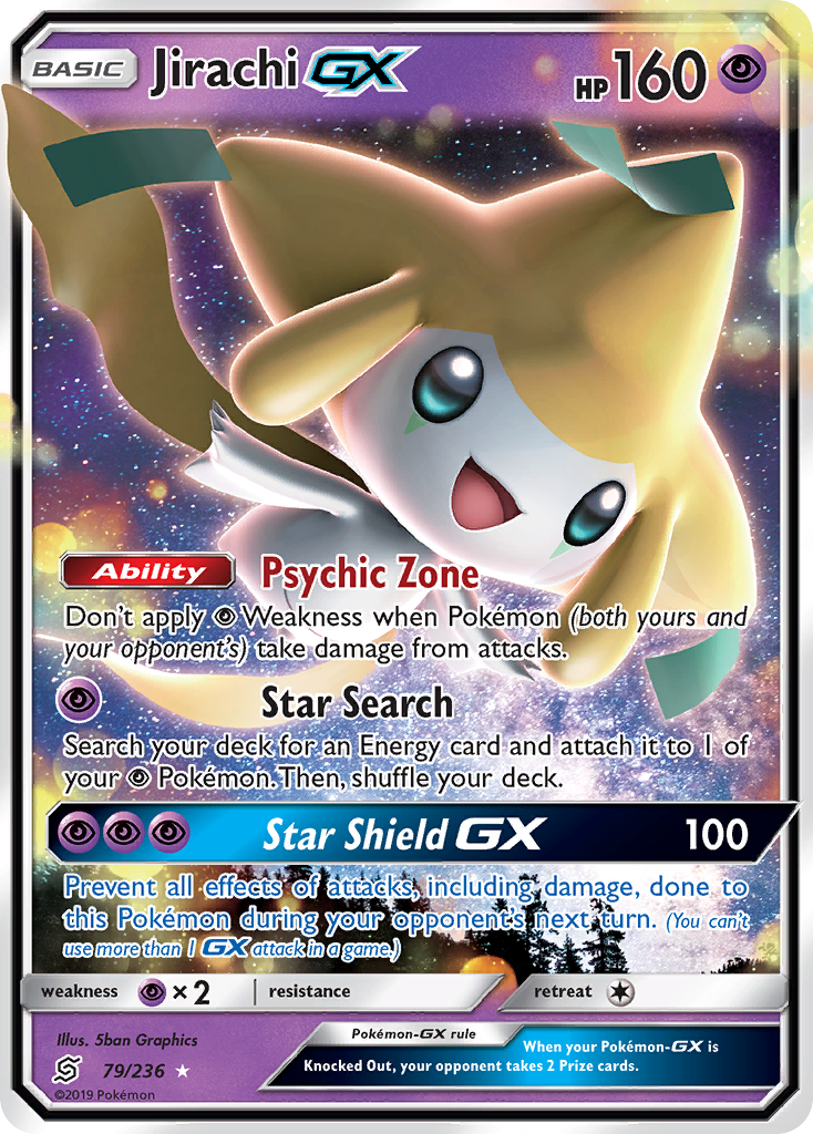 Jirachi GX (79/236) [Sun & Moon: Unified Minds] | Card Merchant Takapuna