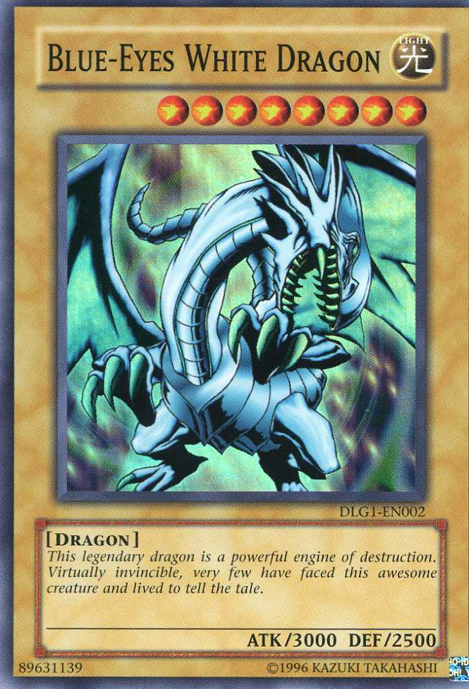 Blue-Eyes White Dragon [DLG1-EN002] Super Rare | Card Merchant Takapuna