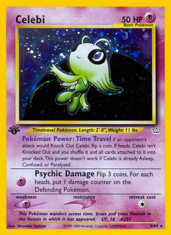 Celebi (3/64) [Neo Revelation 1st Edition] | Card Merchant Takapuna