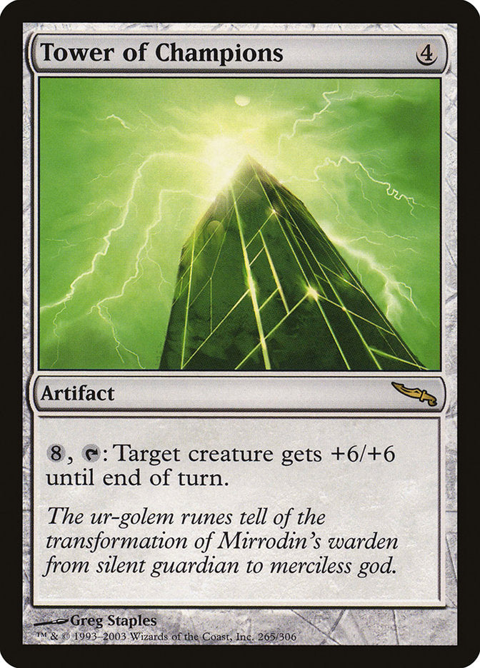 Tower of Champions [Mirrodin] | Card Merchant Takapuna